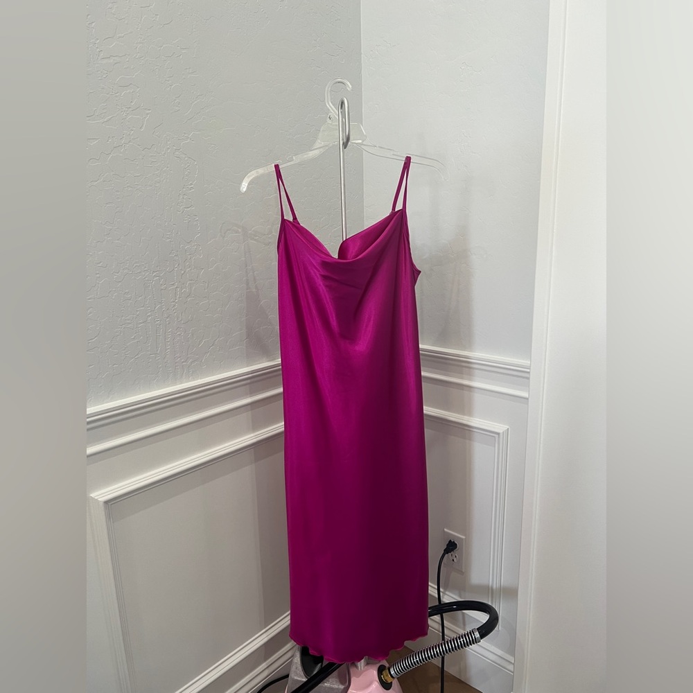 Bebe Vibrant Pink Dress